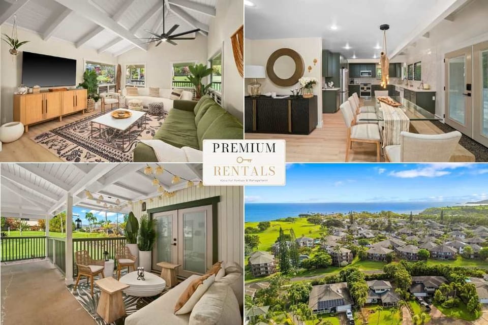Kauai Mermaid Queen Sanctuary - Sleeps 16 - A/C! - Princeville