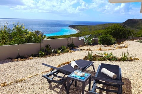 Outdoor relaxation with beautiful Caribbean views