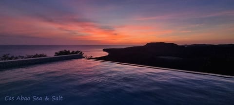 Sunsets from the infinity pool provide an unbelievable palette of colors, with every evening bringing another masterpiece