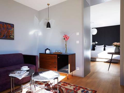 Bellevue Parkhotel & Spa - Relais & Châteaux Junior Suite, Dusche oder Bad, Süd