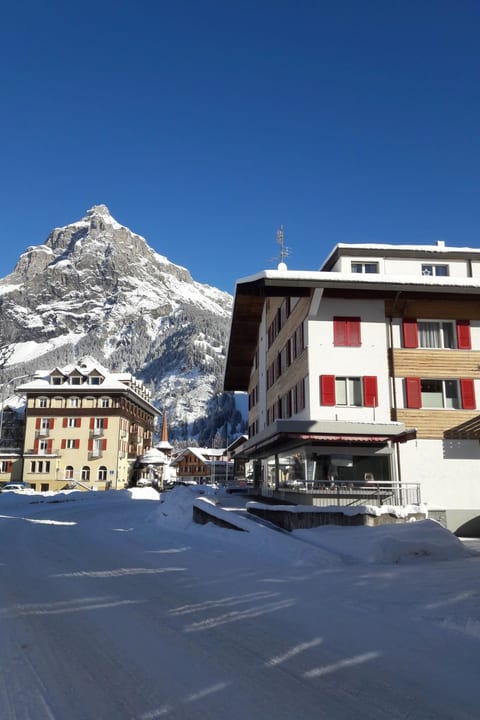 Blüemlisalpblick Appartement/Fewo, Dusche und Badewanne, Balkon 6-Bett Wohnung