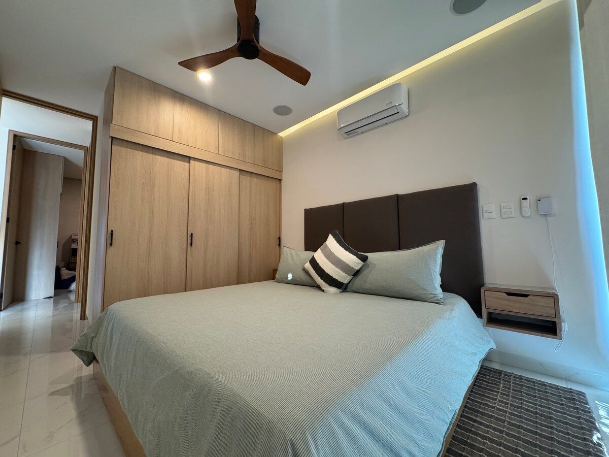 Bedroom with Mountain Views