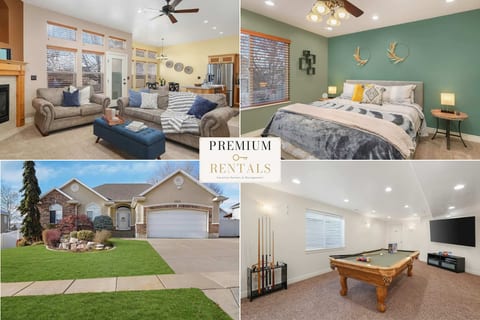 Spacious 5BR Retreat with Game Room, PS5 & Garage