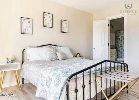 Bedroom 2 that has a spacious bed for two