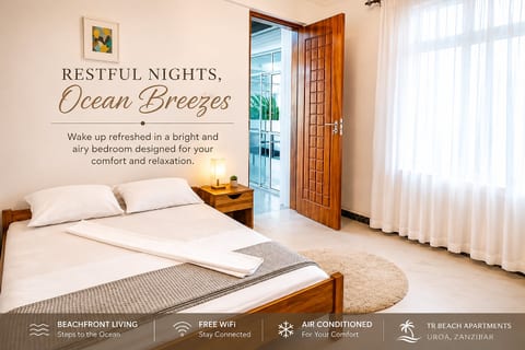 Uroa Beachfront 1BR Apt. | Steps from the Sand