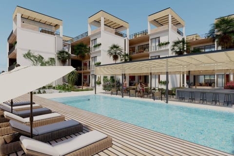 Penthouse Suite | Close to beach | Pool | Hot Tub