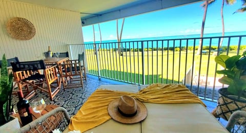 Relax, read a book , or simply enjoy a glass of Wine & let the view and sounds of the waves sooth your soul.