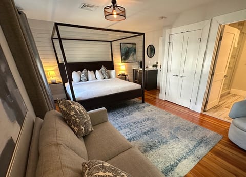 Unit 6 Bedroom w/ Coffee Station & Mini Refrigerator