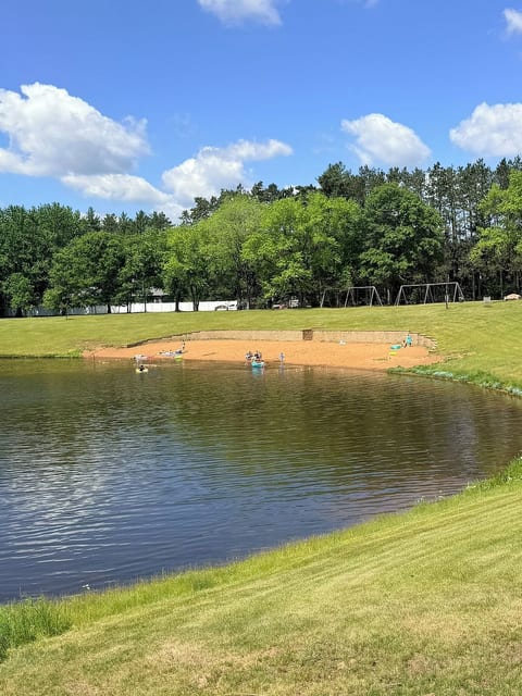 Public Beach next door