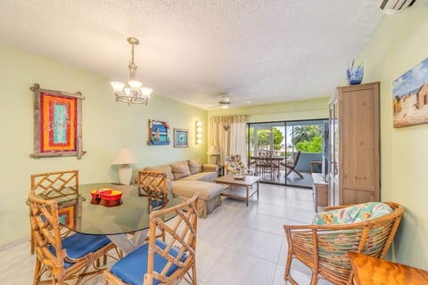Living room and dining area, tastefully and comfortably decorated