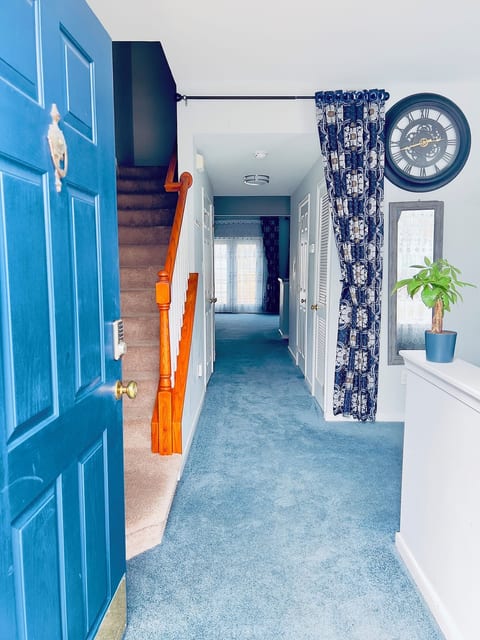 As you enter the house