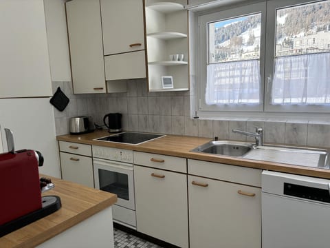 Chesa Plonta Appartement/Fewo, Dusche oder Bad, WC 3½-Zimmerwohnung