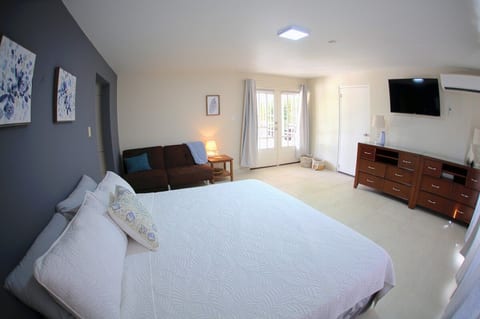 Bedroom 3, Master Bedroom, King Bed, Private entrance to backyard.