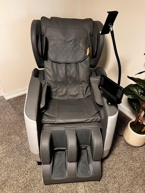 Relax and recharge with a full-body massage chair