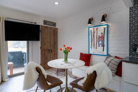 Dining nook with views