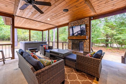 Spa and Back Patio