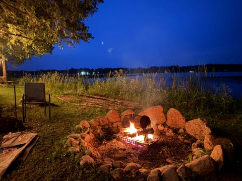 Fire pit view