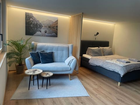 Ferienwohnung Strubelblick Appartement/Fewo, Dusche, WC, 1 Schlafraum