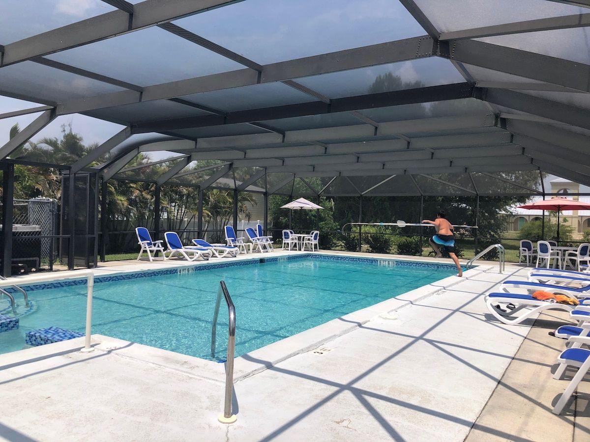 Our amazing private community pool - so FUN!