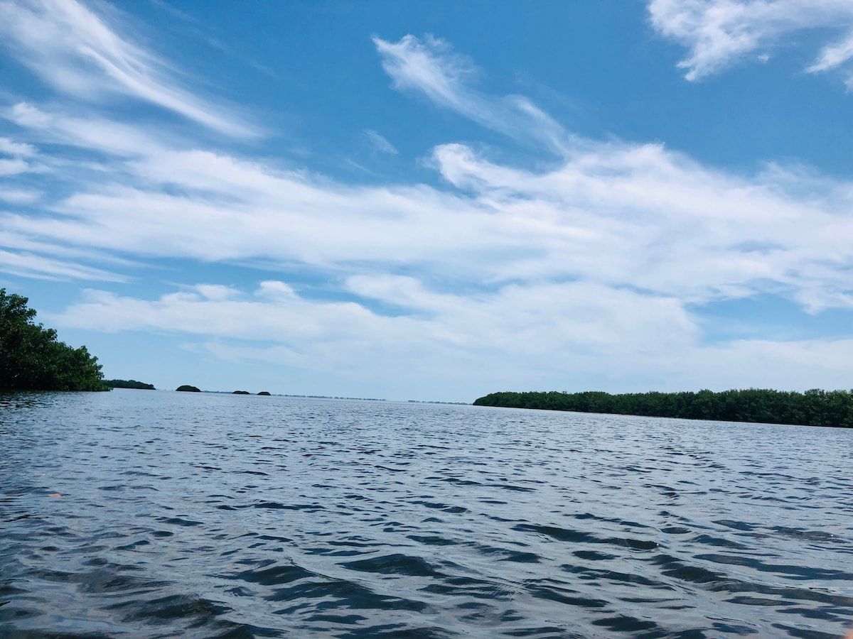 Open water out of our canal!  Doesn't take long to get here at all.  Whatcha waiting for?
