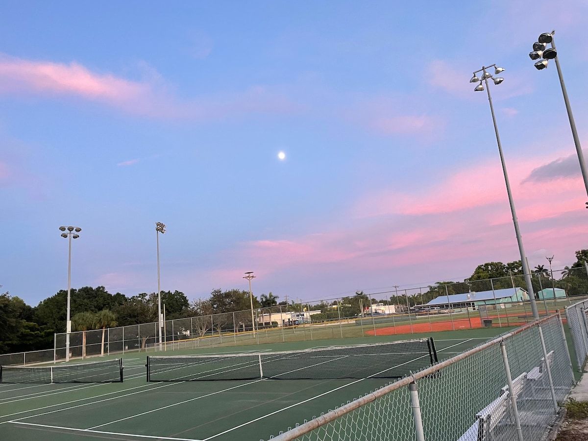 Phillips Park - tons of baseball fields, tennis courts, playground, pool etc...A few minutes down the road.