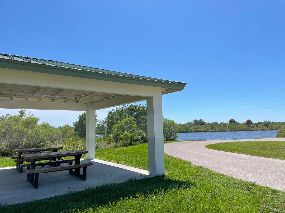 Galt Perserve!  This awesome spot is also in Saint James City, not far from the house!
2.5 miles of hiking, trails, pier, boardwalk, pavilion, bird watching etc...
Right here on the Island, not far from the house.