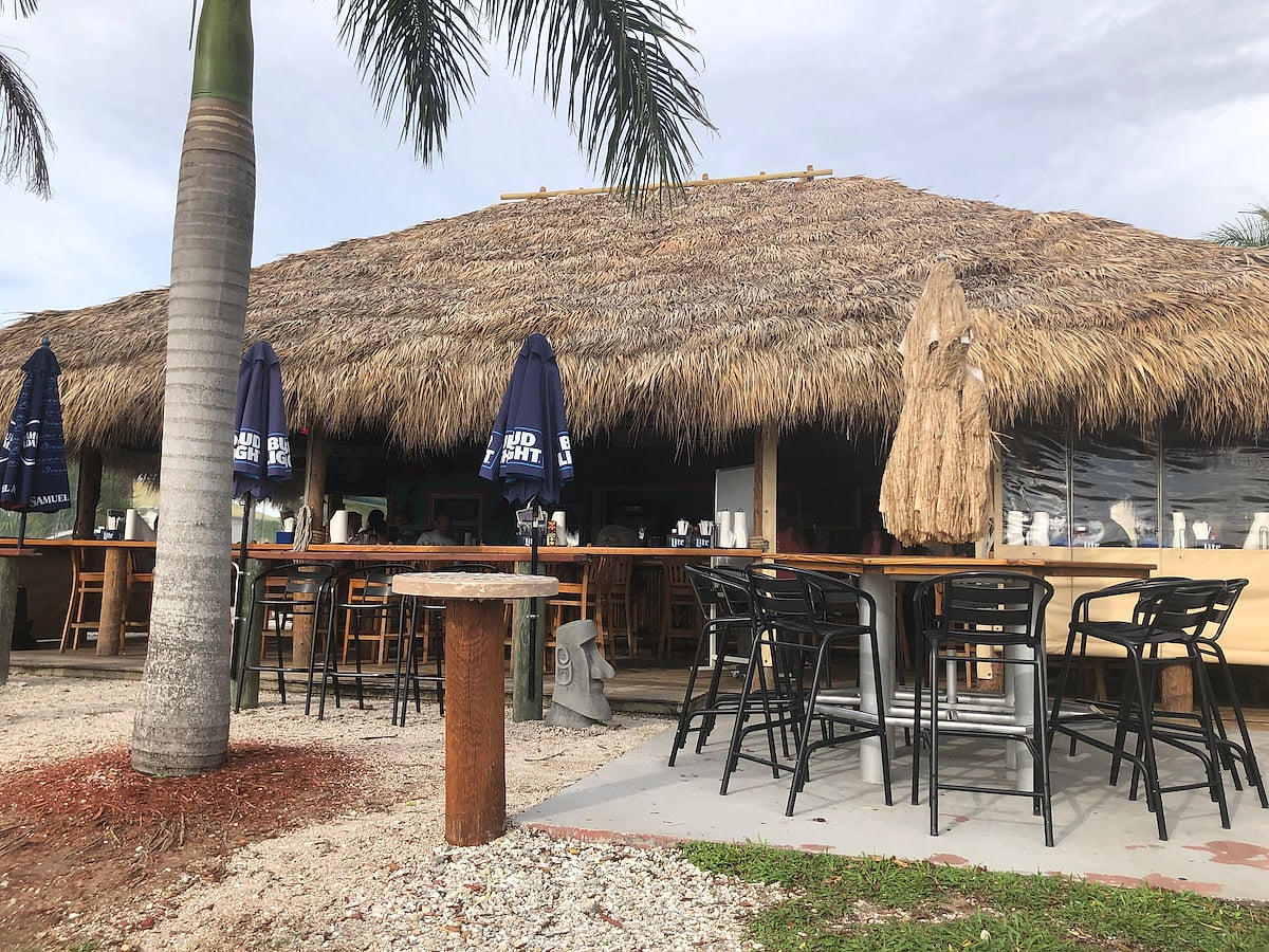 Low Key Tiki, really cute restaurant on the water.  Live Music, great views!  A few minutes from our house in Saint James City.