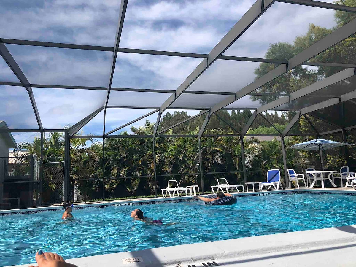 Our pool is so much fun