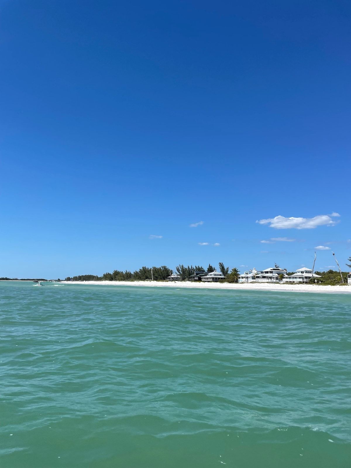 Boating to North Captiva!  Really close to the house you will love it!
