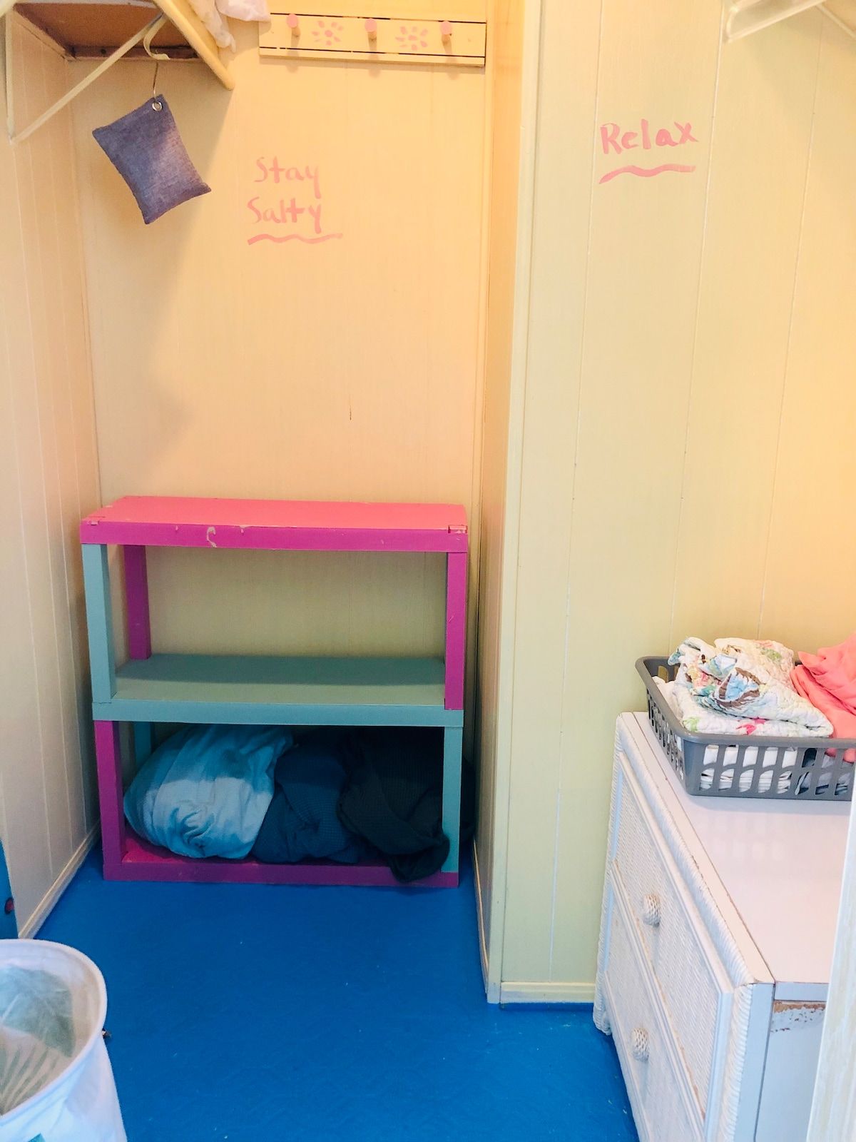 Master closet space