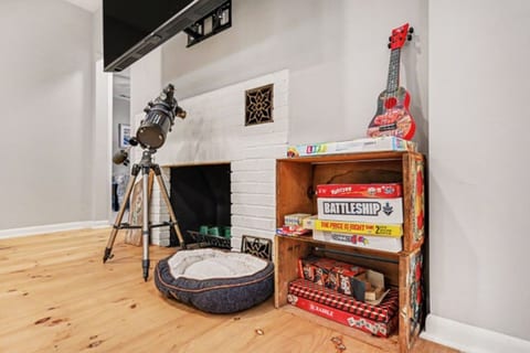 Games and telescope for family fun!