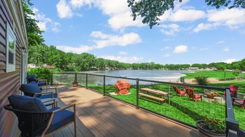 Beautiful lake views right outside the property, offering a peaceful campground setting with easy water access.