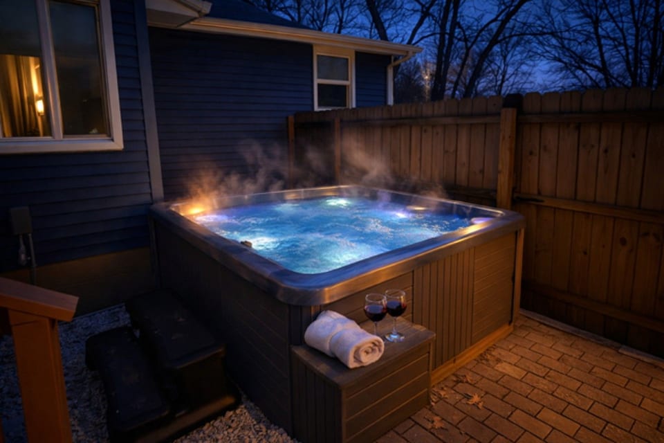 5-6 person hot tub