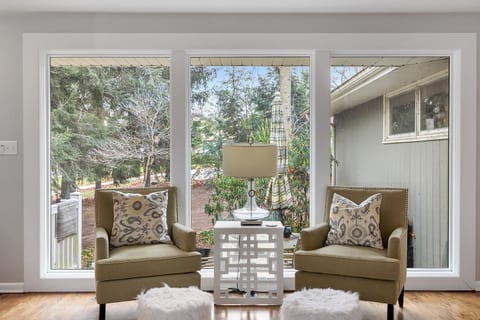 Seating area in living room