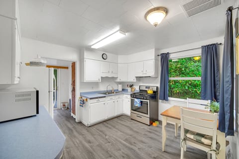 Kitchen with appliances. 