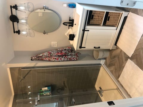 Modern Bathroom with walk in shower.