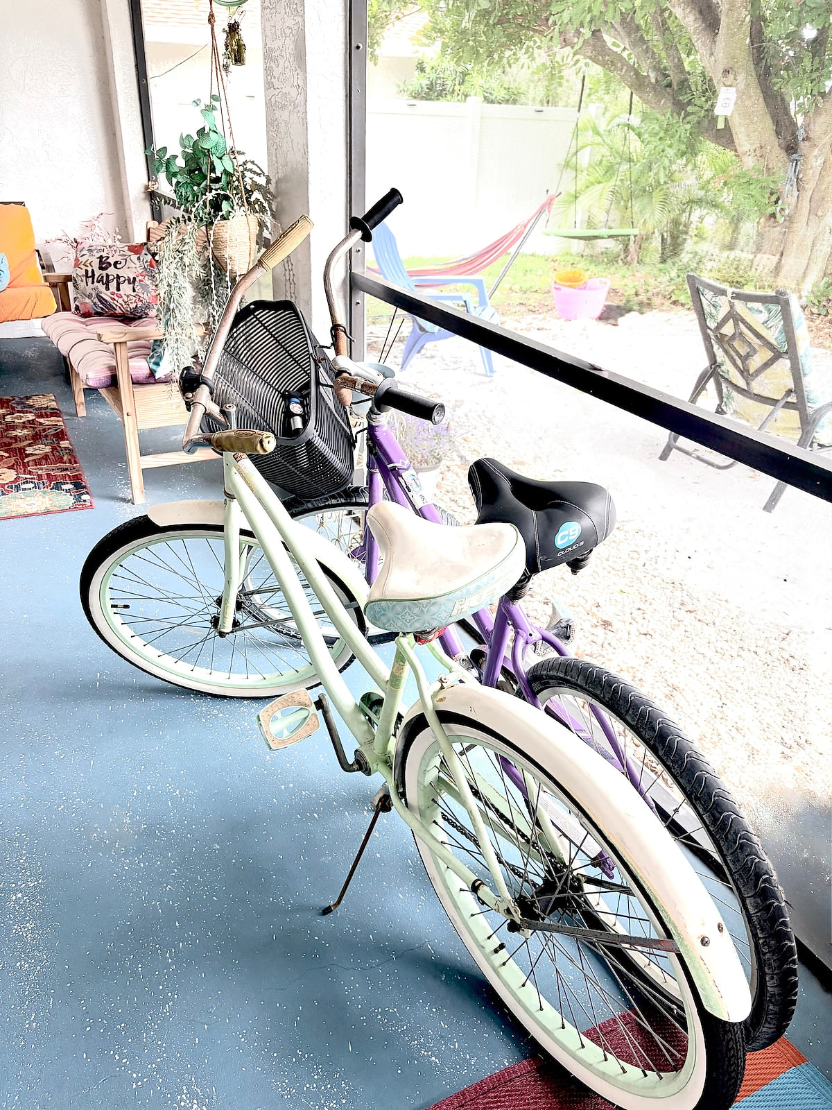 2 adult bikes to ride!