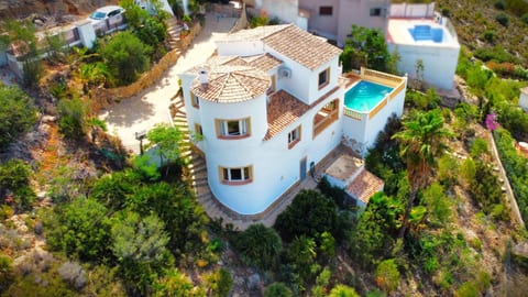 Stunning Aerial View of the Villa