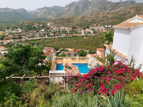 Stunning mountain views with poolside oasis