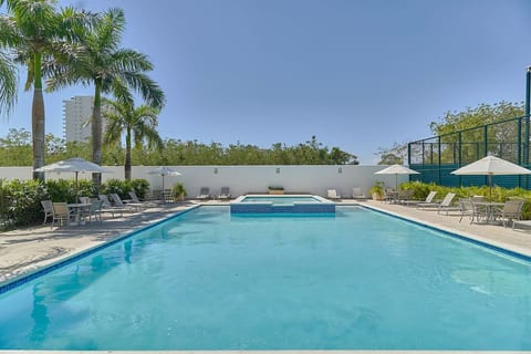 Apt Cozy+Pool+GYM+BBQ+AC+Amazing View@JuanDolio 9A