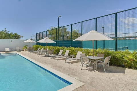 Apt Cozy+Pool+GYM+BBQ+AC+Amazing View@JuanDolio 9A