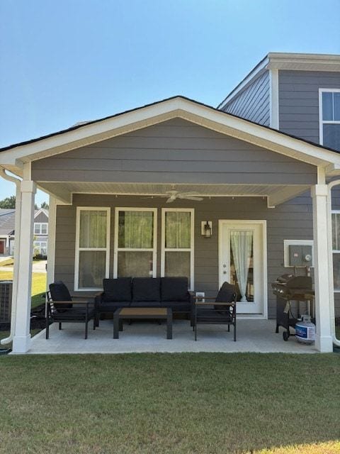 Relax or grill up dinner on the covered patio