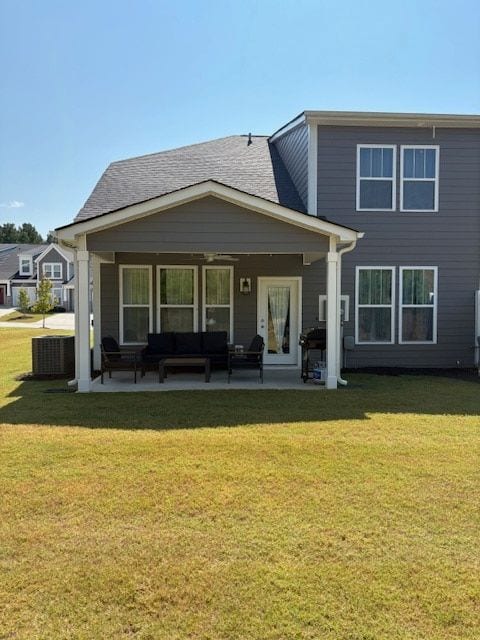 Plenty of privacy in the spacious back yard