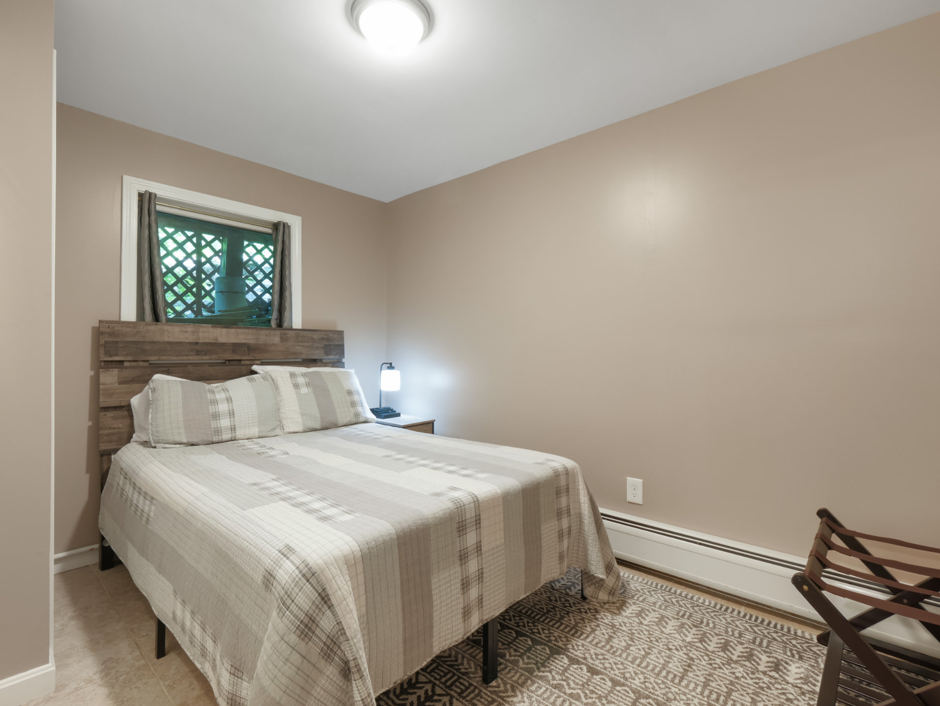 Plaid Queen Bedroom