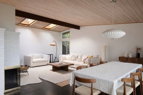 living room with lots of bright light