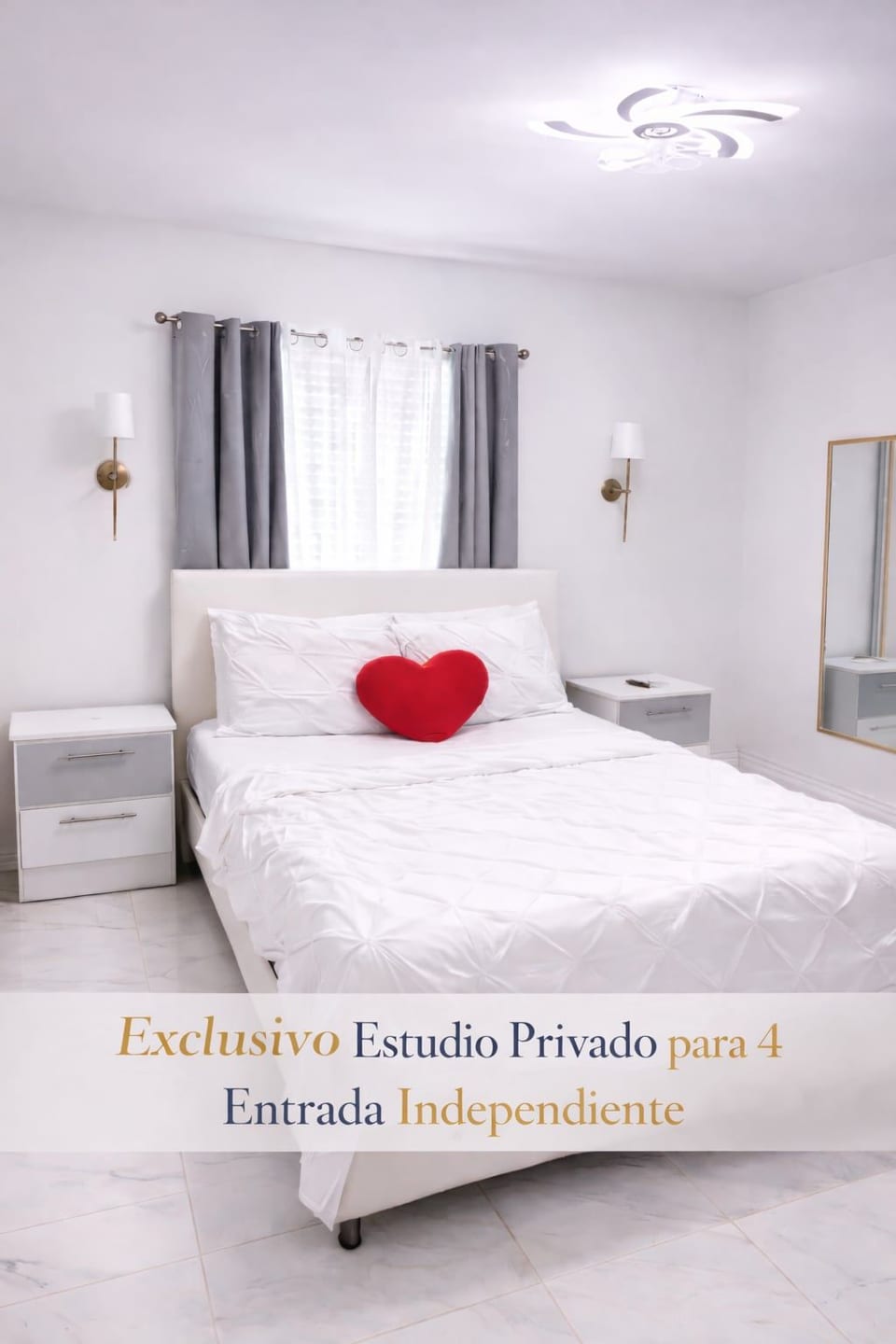 Private 2-bedroom studio with separate entrance image 1