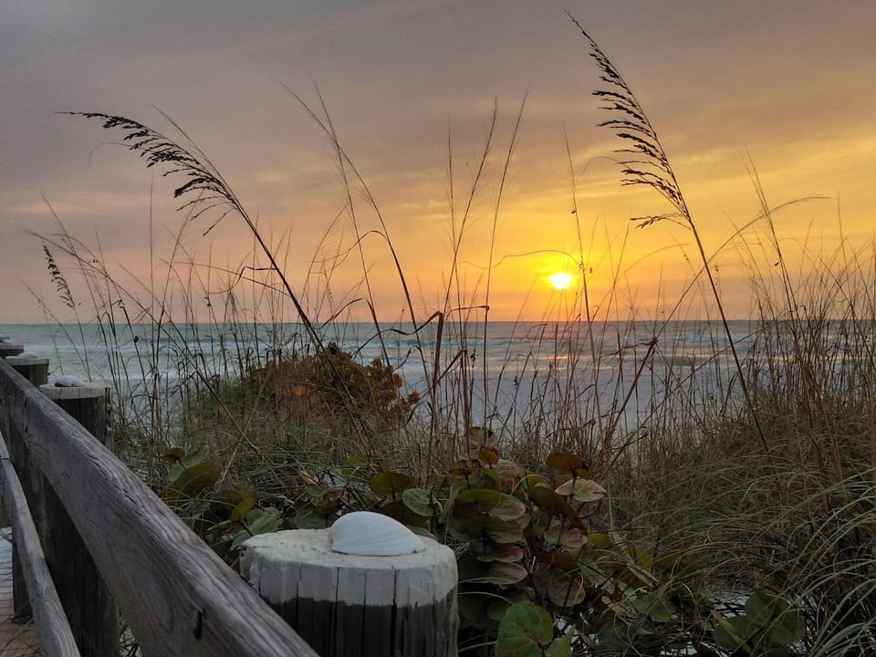 Secluded sunset views