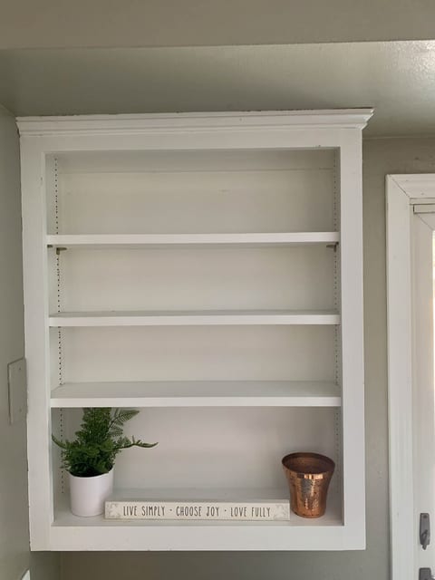 Extra kitchen storage shelves