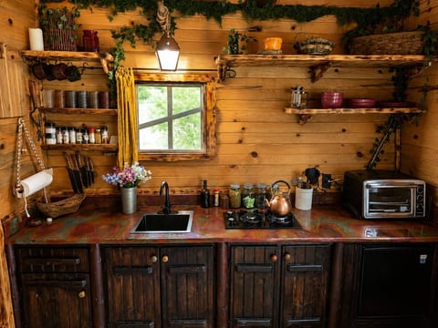 The Crooked Cabin | Wood-Fired Hot Tub near RRG