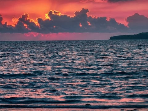 Majestic sunrises over near Mackinac Island with direct view from the great room or deck